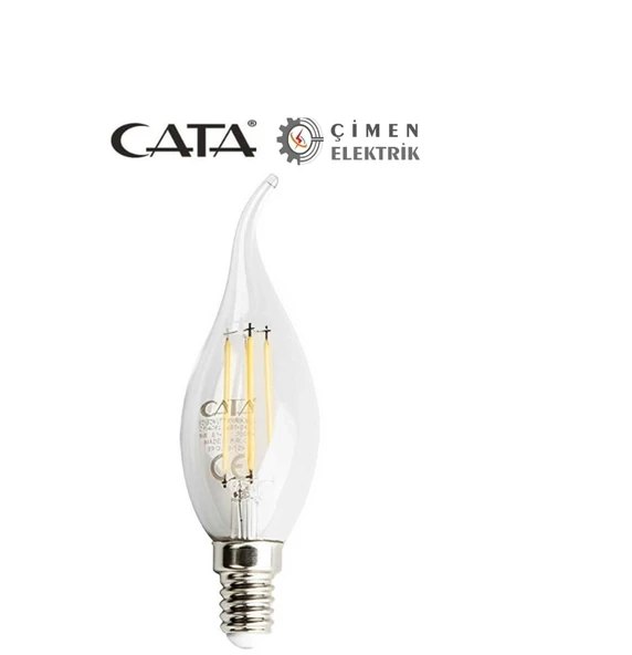 CATA CT 4062 4W Led Flament Ampul 3200K Günışığı E14 Duy ürün görseli 1