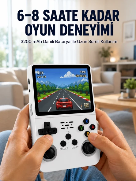 64 GB Retro Oyun Konsolu – Çoklu Emülatör Desteği, Linux Tabanlı Açık Sistem Yeni Nesil ürün görseli 1