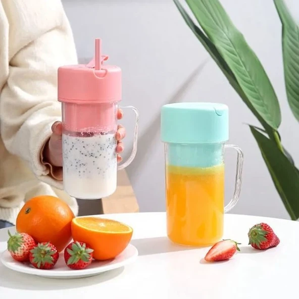 Taşınabilir Pipetli Bardak Blender ürün görseli 1