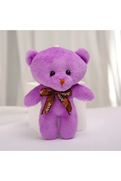 Wolawood Yumoş Peluş Ayıcık Anahtarlık Şirin Sevimli Mini Çanta Aksesuarı Sürpriz Ayı Şık Zarif Hediyelik ürün görseli 1