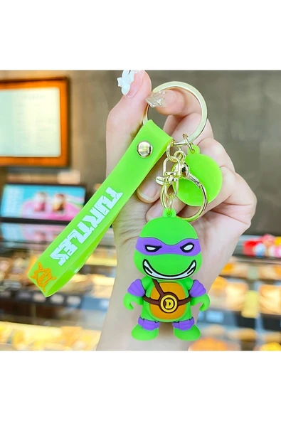 Bade Hediyelik Ninja Kaplumbağalar Donatello Anahtarlık Ve Çanta Aksesuarı ürün görseli 1