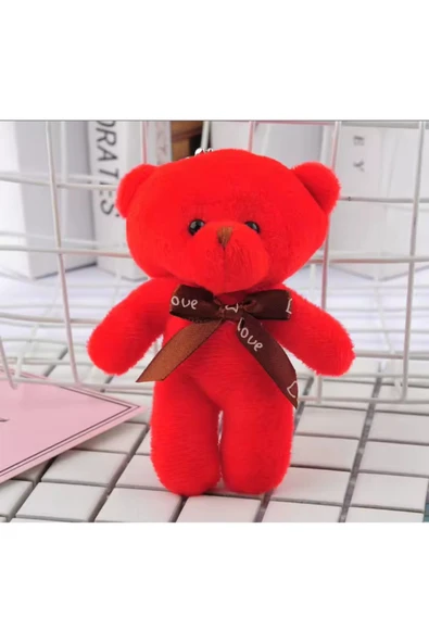 Wolawood Yumoş Peluş Ayıcık Anahtarlık Şirin Sevimli Mini Çanta Aksesuarı Sürpriz Ayı Şık Zarif Hediyelik ürün görseli 1