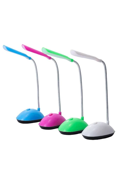 EXENET Modern Tasarımlı LED Işıklı Masa Lambası Kalemlik Pilli Ev Ofis İçin Minimalist Dekoratif Aydınlatma ürün görseli 1
