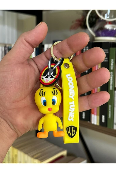 NİNOVA AKSESUAR Tweety Karakter Anahtarlık Ve Çanta Süsü 3D (Silikon) ürün görseli 1