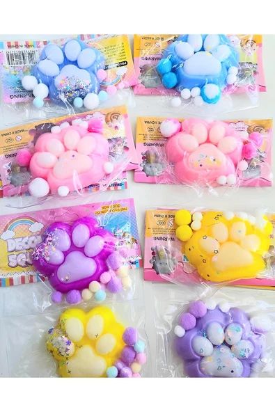 Wolawood Pati Squishy Stres Oyuncağı Yumuşacık Jel Kıvamlı Rahatlatıcı Eğlenceli Sukuşi Yumoş Sıkma Oyuncağı ürün görseli 1