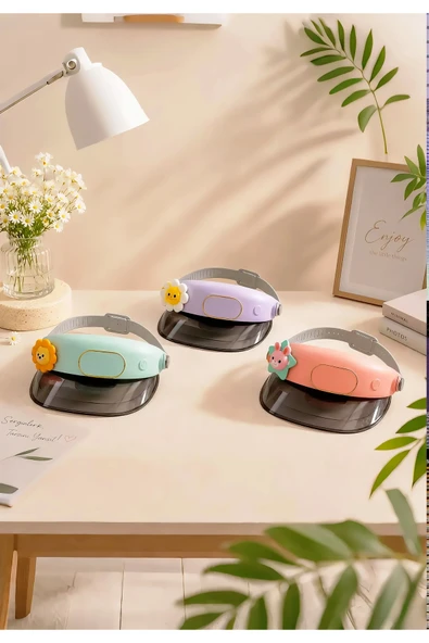 Wolawood Premium Şarjlı Vizörlü Fan Şapka – USB Şarjlı 3 Kademeli Sessiz Mini Vantilatörlü Güneş Vizörü – UV Korumalı Ayarlanabilir Yazlık Serinletici Unisex Şapka ürün görseli 1