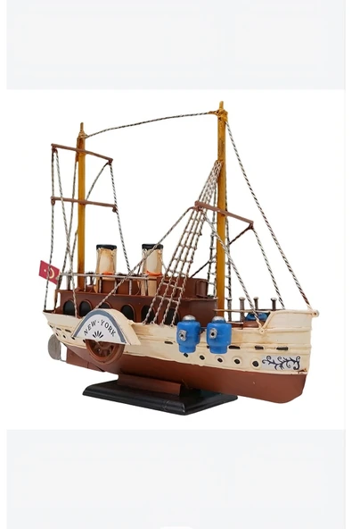 Wolawood El Yapımı Tamamı Metal Sınırlı Üretim Gemi Maketi Vintage Sanat Eseri Ofis & Malikane Dekoru ürün görseli 1