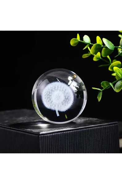 Sarego Eşsiz Işık Gösterisi Sunan Büyüleyici Pilli Renk Değiştiren 3D Kristal Cam Küre Sihirli Atmosfer ürün görseli 1