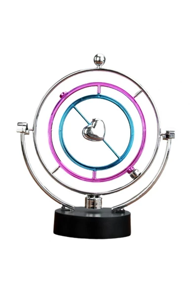EXENET Kinetik Denge Sanatı Manyetik Salıncak Stres Giderici Hareketli Orbital Masaüstü Hediyelik Aksesuar ürün görseli 1