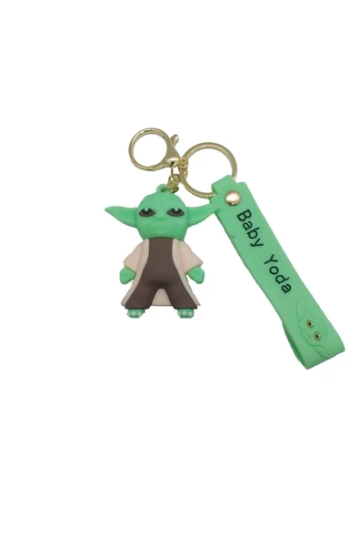 NİNOVA AKSESUAR Star Wars Mandalorian The Child Grogu Baby Yoda Anahtarlık ve Çanta Süsü 3D ürün görseli 1