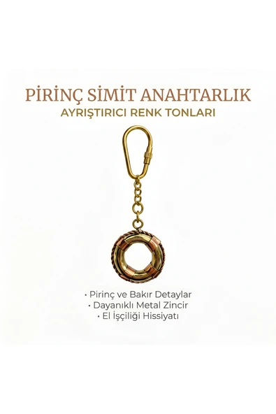 Wolawood Limited Edition Pirinç Marin & Yüksek Kalite Antik Temalı, Hediyelik Anahtarlık Aksesuar Koleksiyon Ürünü Vintage Tasarım Sınırlı Sayıda Özel Üretim Premium Seri ürün görseli 1
