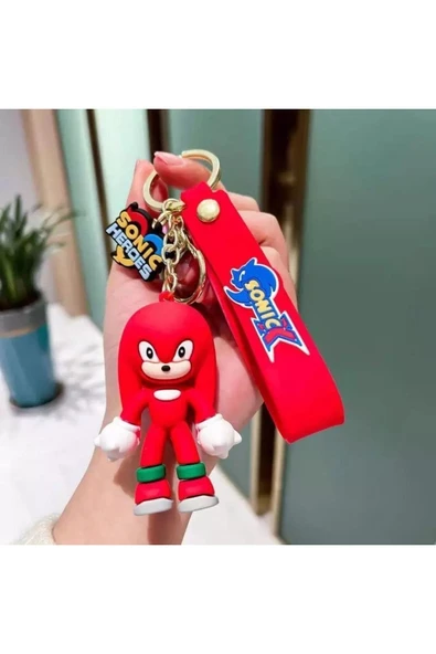 Bade Hediyelik Süper Sonic Kirpi Sonik Kırmızı Anahtarlık Ve Çanta Aksesuarı ürün görseli 1
