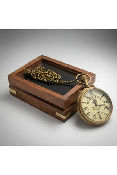 Wolawood Victorian London 1875 • Limited Edition Vintage Pirinç Cep Saati ~ Koleksiyonerler İçin Özel Parça ürün görseli 1