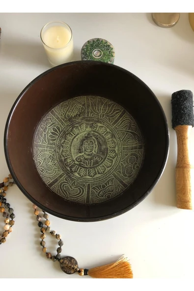 Mia Tibet Ses Çanağı / Meditasyon Çanağı (19 CM ÇAP) ürün görseli 1