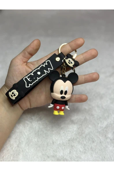 MODAACCESORİES Mıckey Üç Boyutlu Büyük Boy Silikon Anahtarlık ürün görseli 1