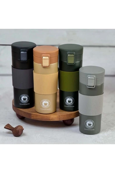 Wolawood Ultra Premium Life Outdoor Seyahat Ev Ofis İçin Isı Yalıtımlı Kupa Bardak Termos Paslanmaz Çelik Matara Vakumlu Suluk Mug Özel Üretim ürün görseli 1