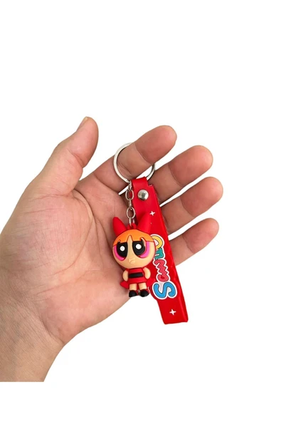 NİNOVA AKSESUAR Powerpuff Girls Karakter Anahtarlık Ve Çanta Süsü ürün görseli 1