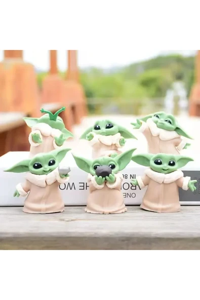 Sarego Baby Yoda Grogu The Mandalorian 6'lı Set Yıldız Savaşları Vip Serisi Özel Takım ürün görseli 1