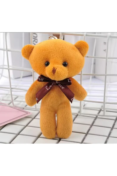 Wolawood Yumoş Peluş Ayıcık Anahtarlık Şirin Sevimli Mini Çanta Aksesuarı Sürpriz Ayı Şık Zarif Hediyelik ürün görseli 1