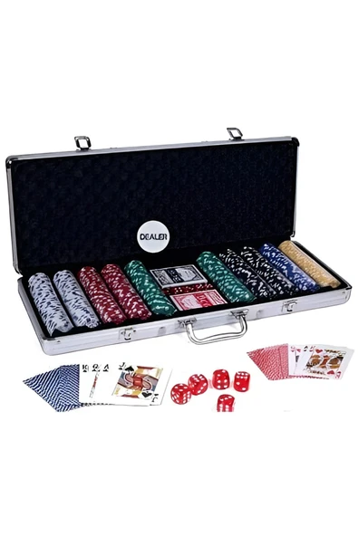 EXENET Premium Deluxe Seri Profesyonel 500 Chip VIP Poker Seti Özel Metal Çantalı Luxury Eğlence Takımı ürün görseli 1