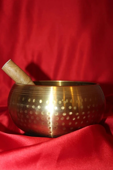 RaHan Pirinç Meditasyon Çanı Yoga Çanı Tibet Çanağı Singing Bowl 14 cm ürün görseli 1