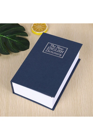 Sarego Kitap Tasarımlı Kasa Kumbara Anahtarlı Gizli Para Kasası Kilitli Atm Özel Yapım ürün görseli 1