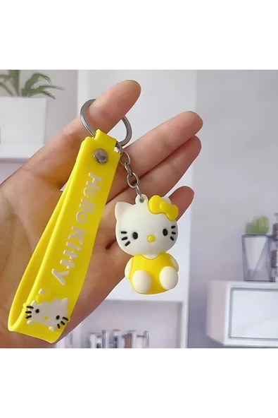 EXENET Hello Kitty Figürleri Tatlı Kedicik Konsept Aksesuar Anahtarlık Kaliteli Modern Özel Hediyelik Eşya ürün görseli 1