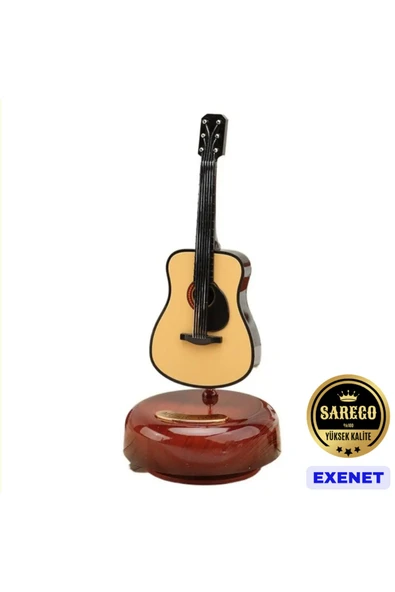EXENET Kurmalı Hareketli Müzik Kutusu Özel Retro Klasik Tasarım Dekoratif Nostaljik Sanatsal Hediyelik Ürün ürün görseli 1