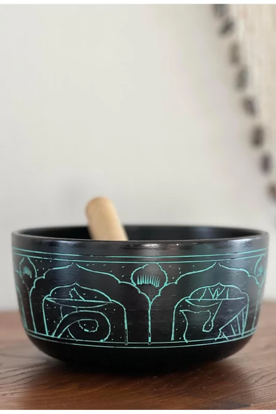 Mia Tibet Meditasyon Çanağı/Meditasyon Kasesi (Singing Bowl) - 19 cm çap ürün görseli 1