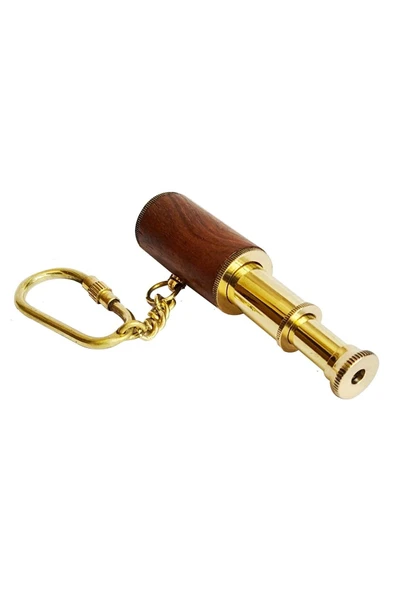 Wolawood Özel Üretim Pirinç Anahtarlık Retro Vintage Tasarım Şık Dayanıklı Metal Hediyelik Aksesuar ürün görseli 1
