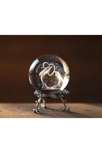 PASİFİK HOME Yunus Temalı Kristal Küre ürün görseli 1