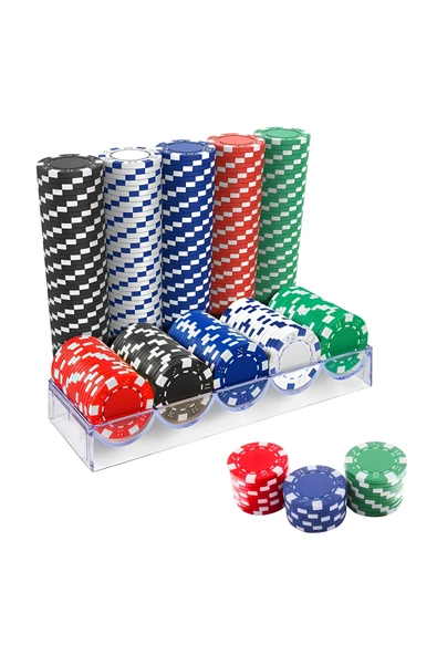 Wolawood Profesyonel Poker Fiş/Çip Seti 100’lü Casino Kalitesinde Oyun ve Hobi Takımı Luxury Vip Özel Üretim ürün görseli 1