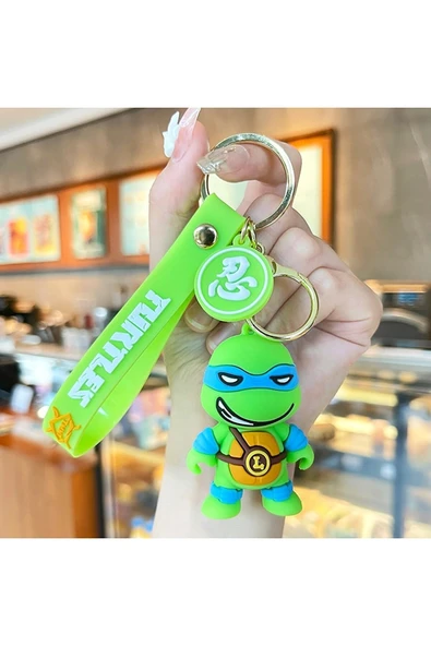 Bade Hediyelik Ninja Kaplumbağalar Leonardo Anahtarlık Ve Çanta Aksesuarı ürün görseli 1