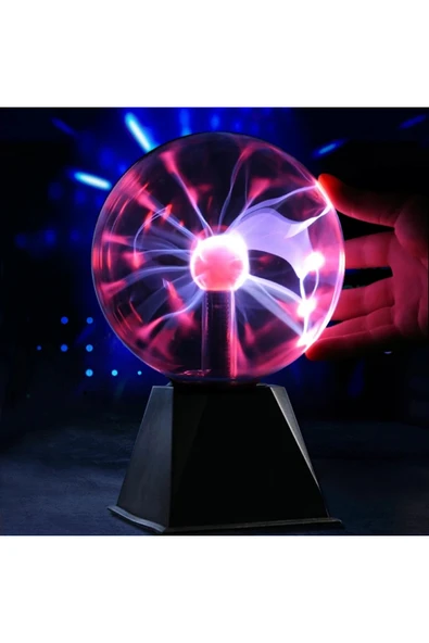 Sarego Sihirli Annem Küresi Tesla Plazma Dokunmatik Elektrikli Enerji Işıklı Dekoratif Gece Lambası ürün görseli 1