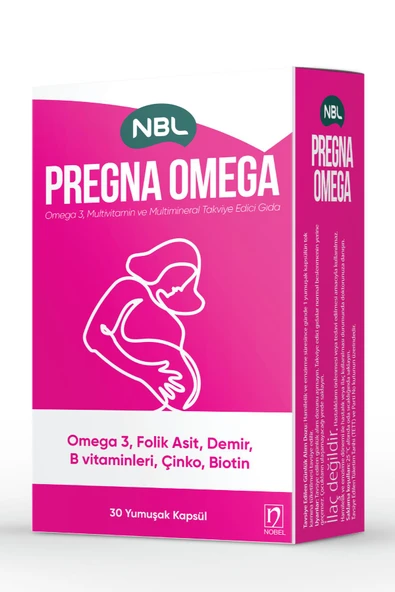 NBL Pregna Omega 30 Kapsül ürün görseli 1