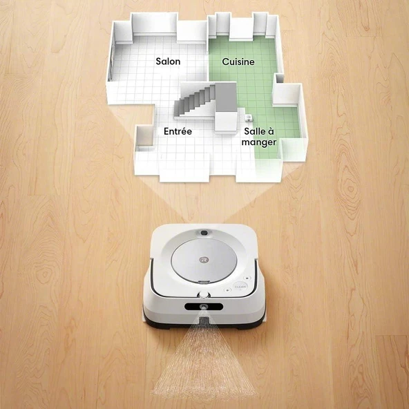 iRobot Braava Jet M6 Beyaz Robot Paspas - TEŞHİR - Resim 3