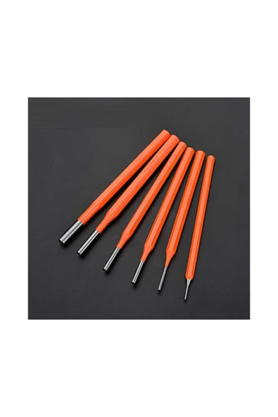BRATİ HAND TOOLS Düz Pim Zımba Seti 6 Parça - Resim 3