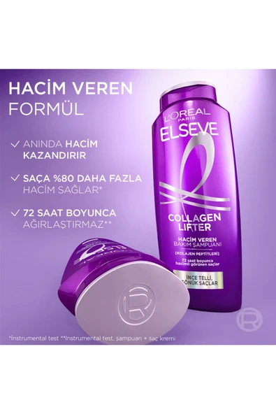 Loreal Paris Elseve Collagen Lifter 300 ml Şampuan - Resim 4