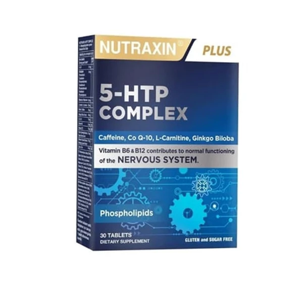 Nutraxin 5-HTP Complex Takviye Edici Gıda 30 Tablet ürün görseli 1