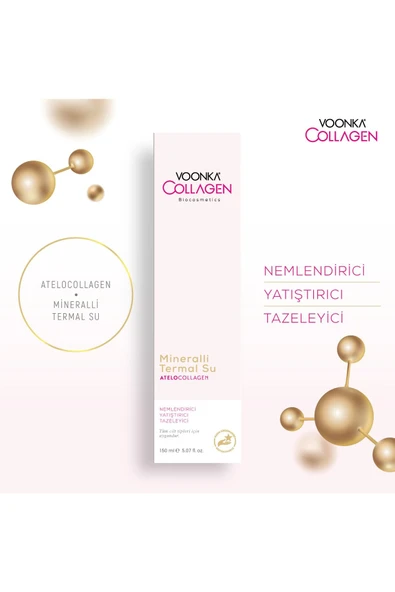 Voonka Collagen Atelocollagen Mineralli Termal Su 150ml ürün görseli 1