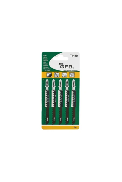 GFB T-144-D DEKUPAJ AĞZI-(AHŞAP)-5Lİ PAKET ürün görseli 1