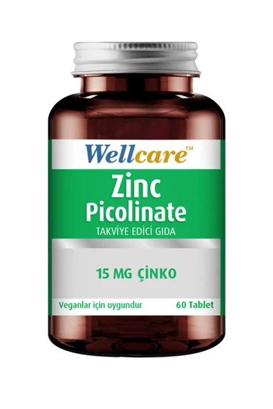 Wellcare Zinc Picolinate Takviye Edici Gıda 60 Tablet ürün görseli 1