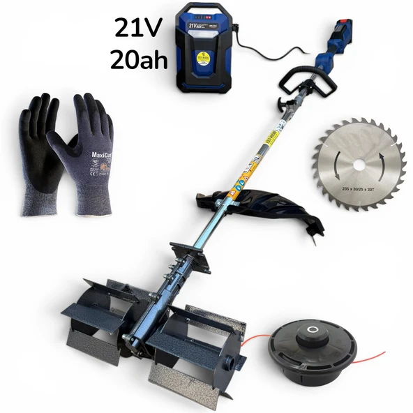Ader 21V Akülü Ot Kesme Ve Çapa Makinesi ürün görseli 1