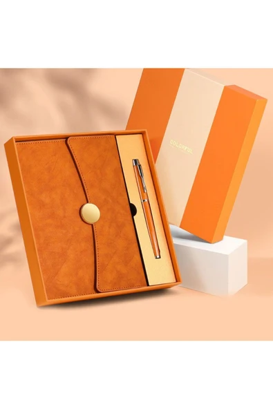 EXENET Premium Seri Termo Deri Defter VIP Roller Kalem Seti | Şık Çantalı Elite Takım Özel Hediye Paketi ? ürün görseli 1