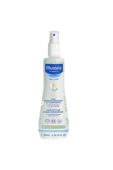 Mustela Saç Şekillendirici ve Ferahlatıcı Vücut Spreyi 200 ml ürün görseli 1