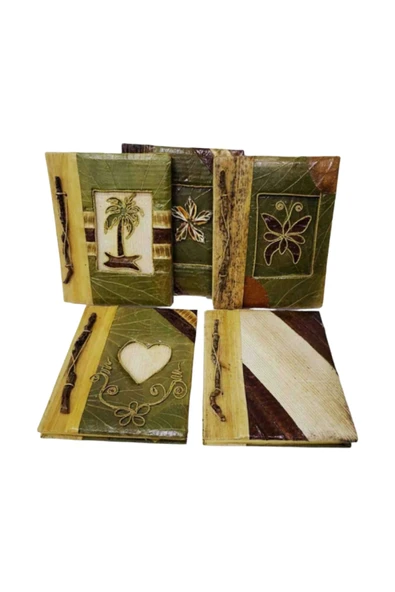 Wolawood El Yapımı Papirüs Defter Antik Mısır Temalı Vintage Günlük, Hatıra Defteri, Doğal Kağıtlı Hediyelik ürün görseli 1
