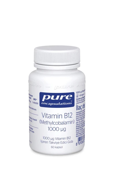 Pure Encapsulations Vitamin B12 1000 Mcg 60 Kapsül ürün görseli 1