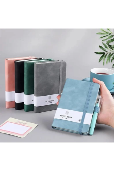 Sarego 3 Adet Termo Deri Kapaklı Defter Not Anı Hatıra Hediye Seti Üçlü Takım ürün görseli 1