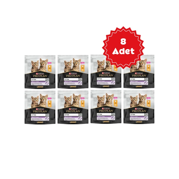 Pro Plan Kitten Tavuklu Yavru Kedi Maması 400g X 8 Adet ürün görseli 1
