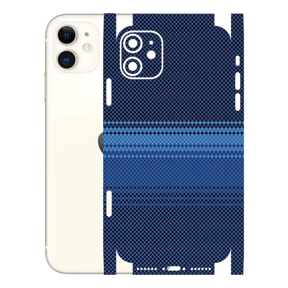 Kapps Iphone 11 ile Uyumlu Rainbow Serisi Premium Kaplama 360  Mavi ürün görseli 1